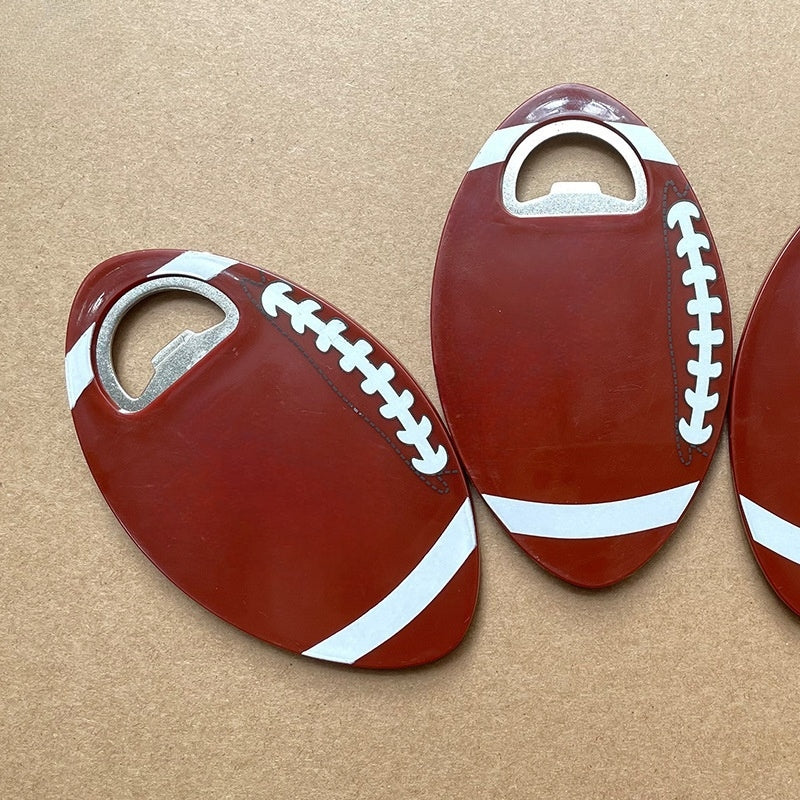 Personalized Football Magnetic Bottle Opener – Custom Engraving