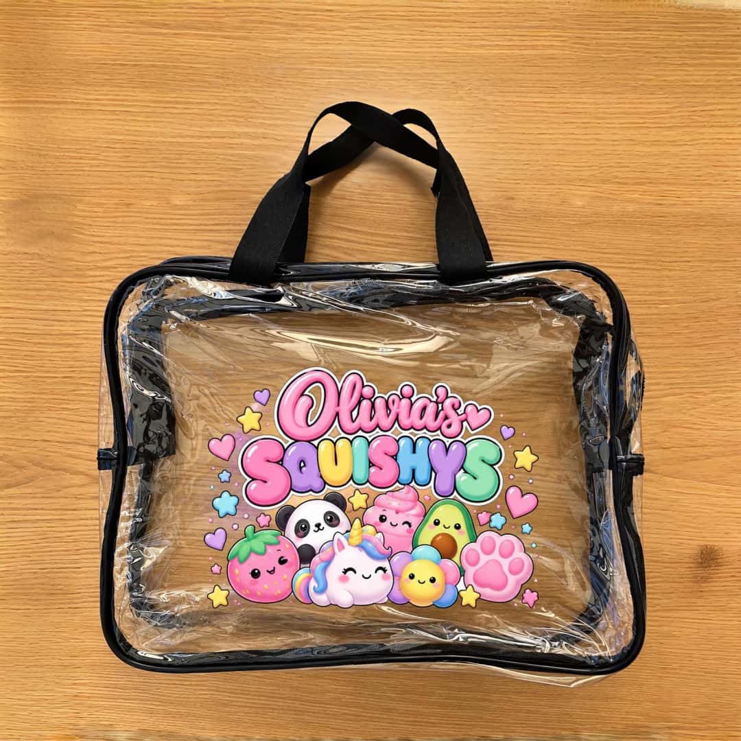Personalized Squishy Bag for Kids | Custom Name Bag