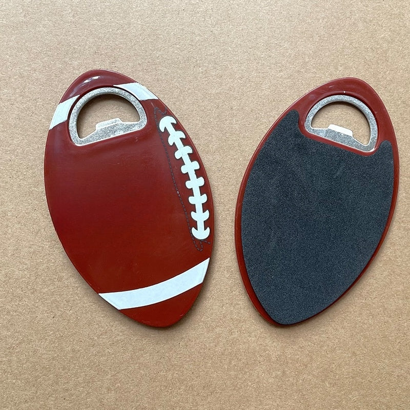 Personalized Football Magnetic Bottle Opener – Custom Engraving