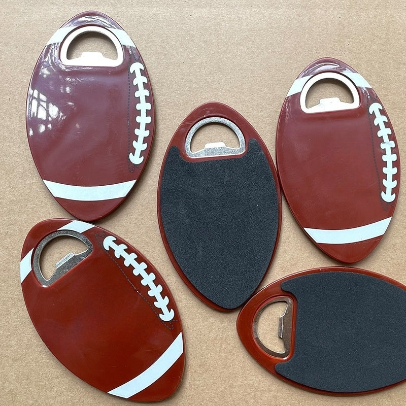 Personalized Football Magnetic Bottle Opener – Custom Engraving