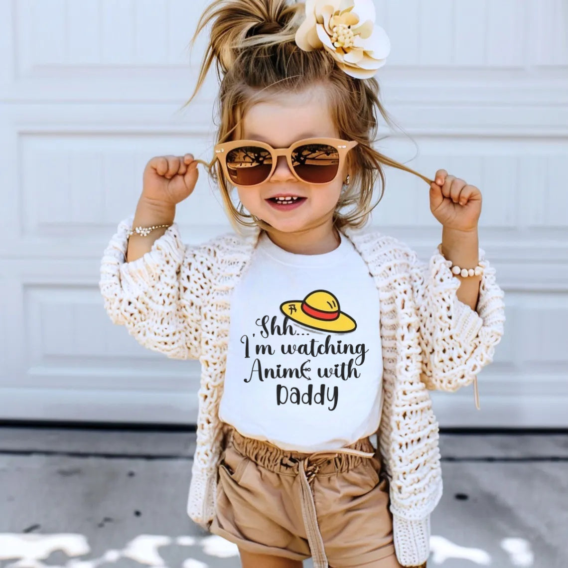 Funny Anime Baby Onesie – Cute Gift for Anime-Loving Dads