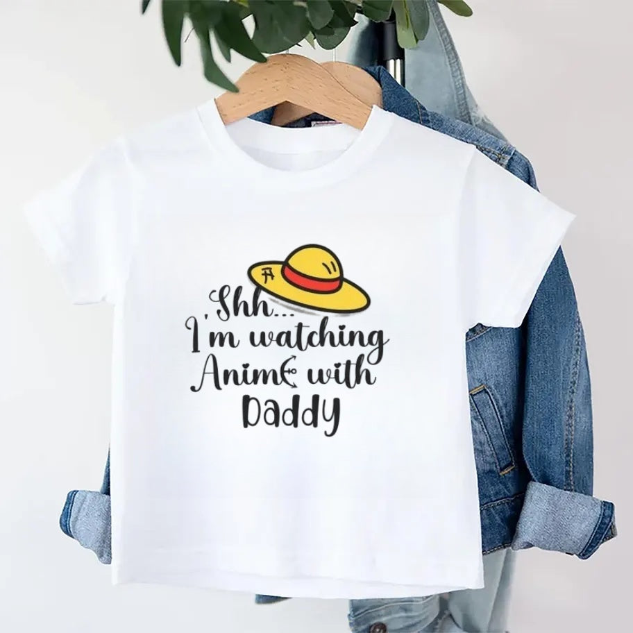 Funny Anime Baby Onesie – Cute Gift for Anime-Loving Dads