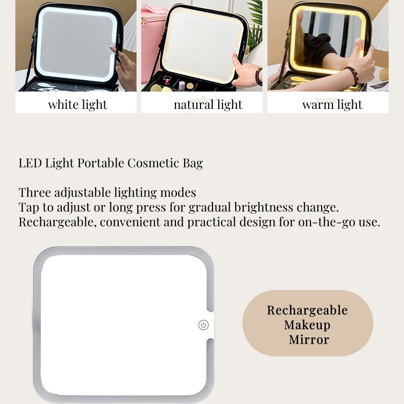 Individuelle LED-Reise-Make-up-Tasche – Stil, Funktion und eine persönliche Note