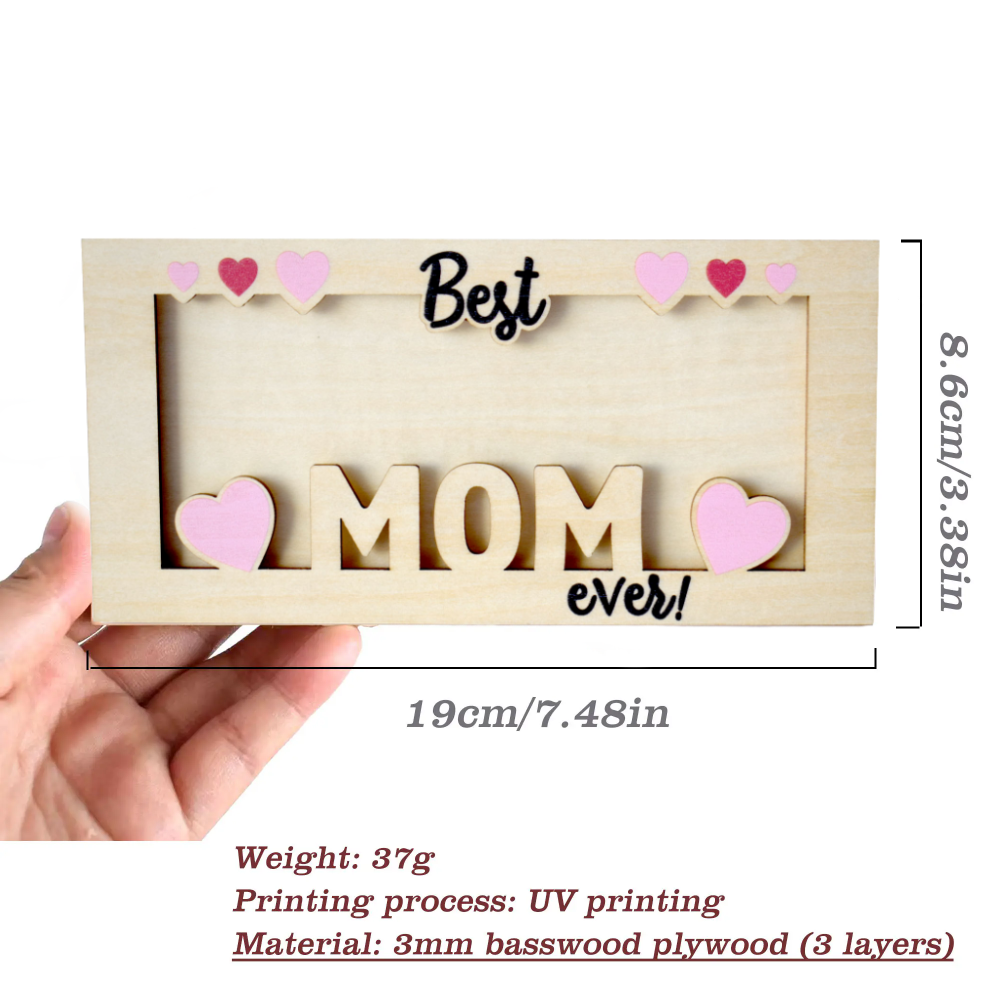 Wooden Envelope Money Holder - Perfect Gift for Mother's Day & Father's Day
