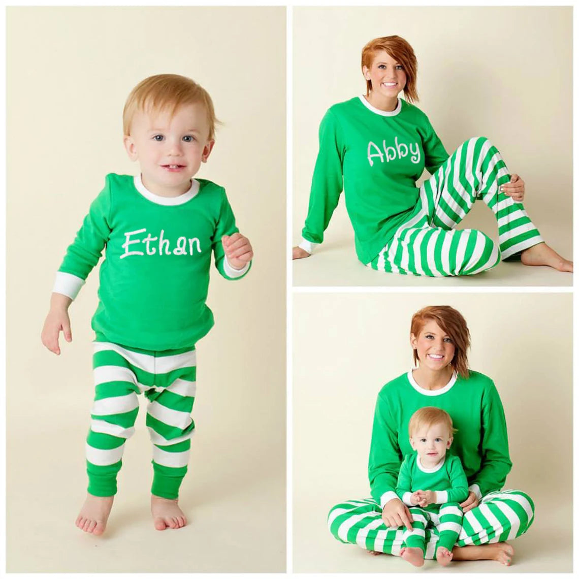 Personalized Family Christmas Pajamas | Matching Holiday PJs