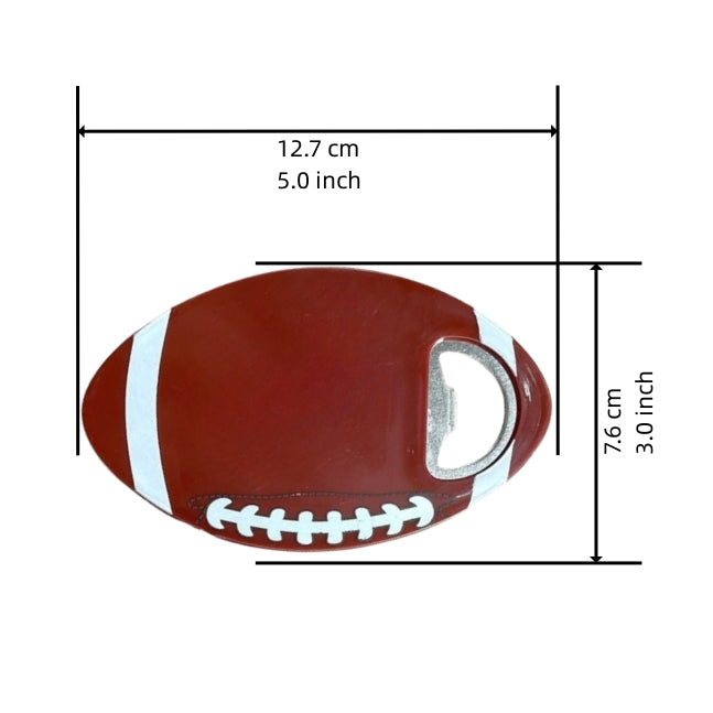 Personalized Football Magnetic Bottle Opener – Custom Engraving