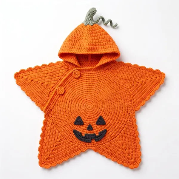 Personalized Halloween Pumpkin Knit Baby Bodysuit | First Halloween