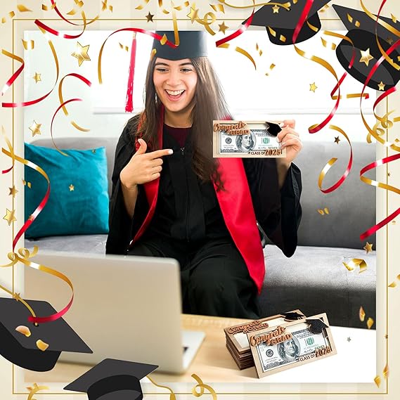Wooden Money Holder – Graduation Gift | Envelope-Style Cash Holder