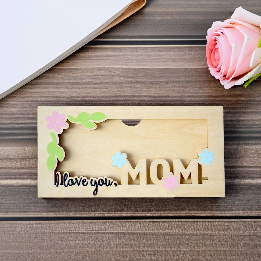 Wooden Envelope Money Holder - Perfect Gift for Mother's Day & Father's Day