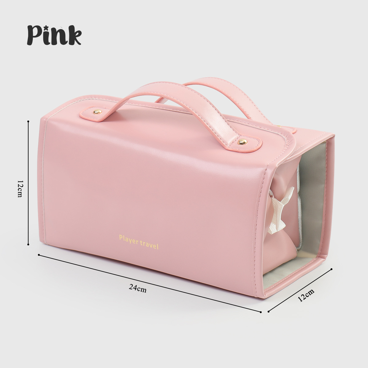 Anpassbare abnehmbare 4-in-1-Reise-Make-up-Tasche