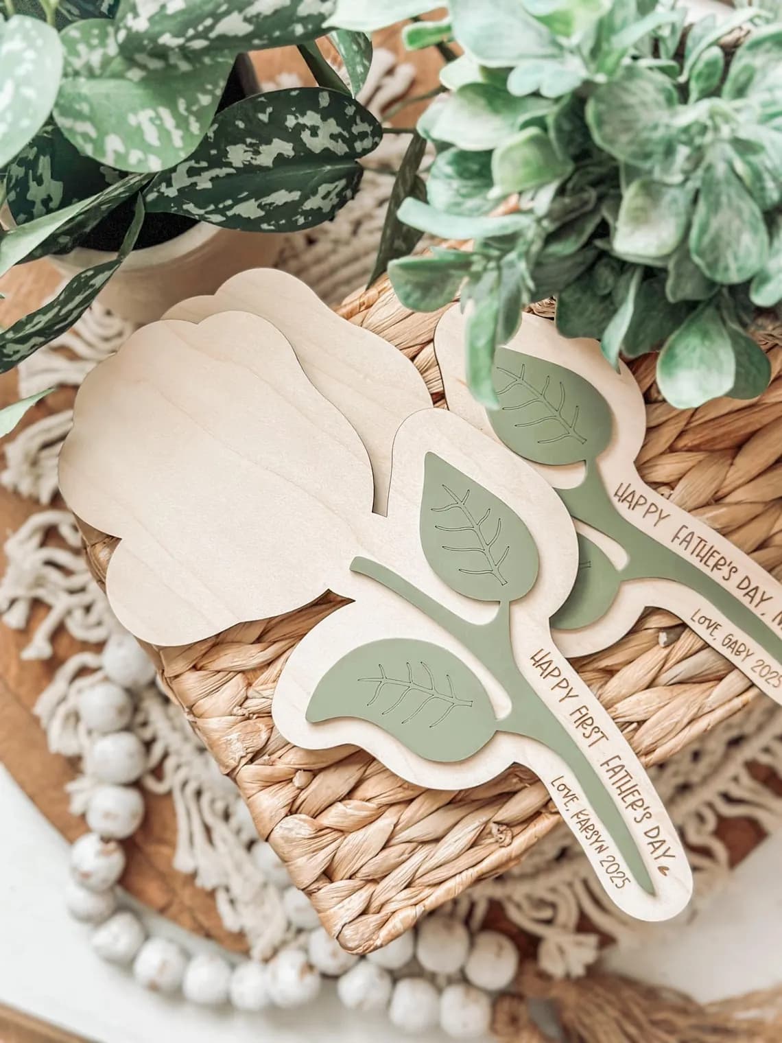 First Father’s Day Handprint Gift | Personalized Keepsake Magnet