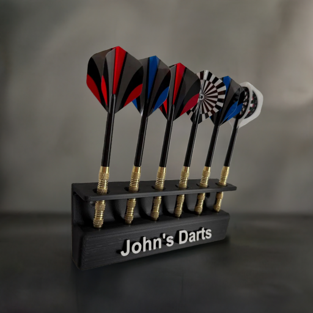 Custom Wall Mounted Dart Holder – Personalized 3D Printed Gift