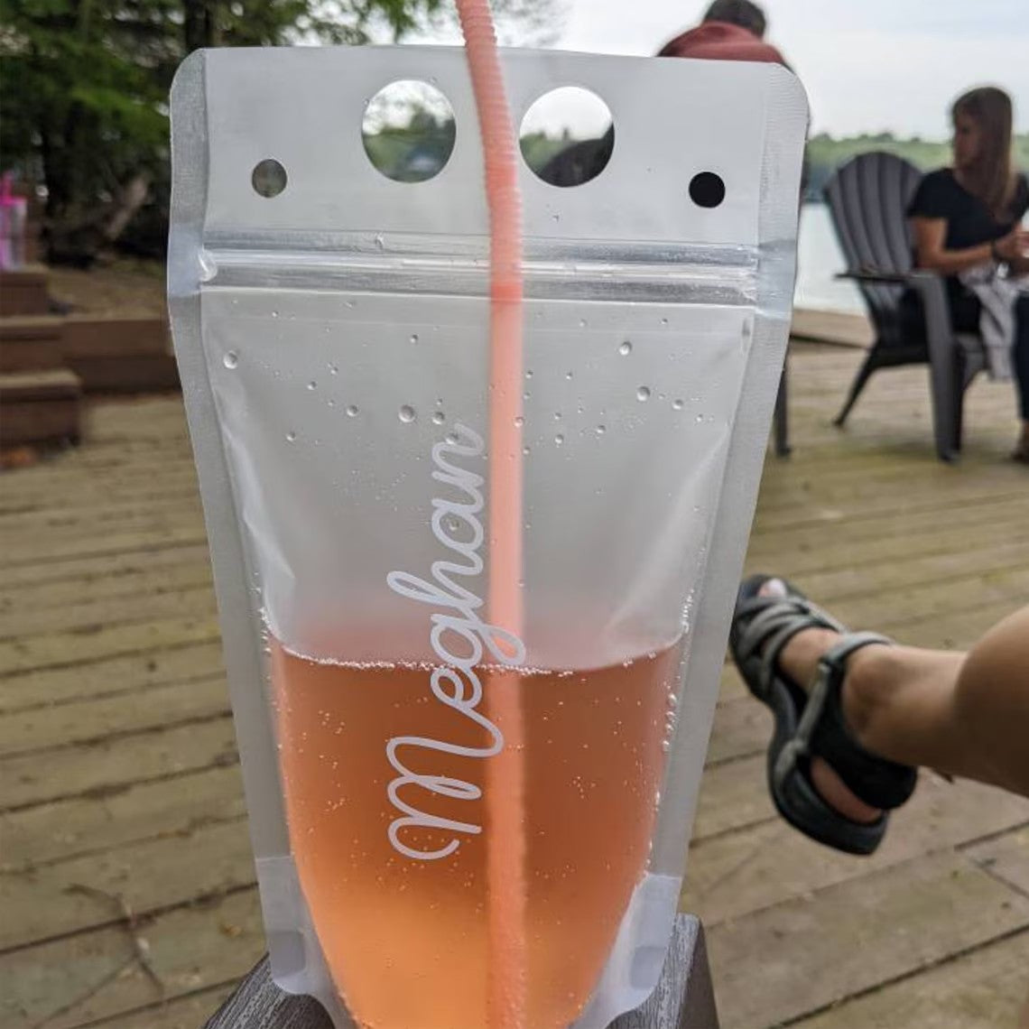Personalized Bridesmaid Drink Pouches | Bachelorette Party Favors
