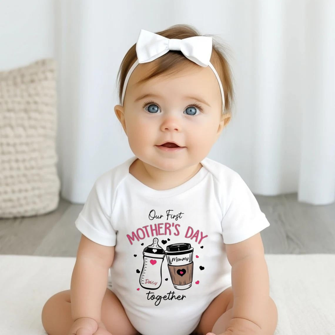 Our First Mother's Day Matching Shirt | Custom Mom & Baby Outfit