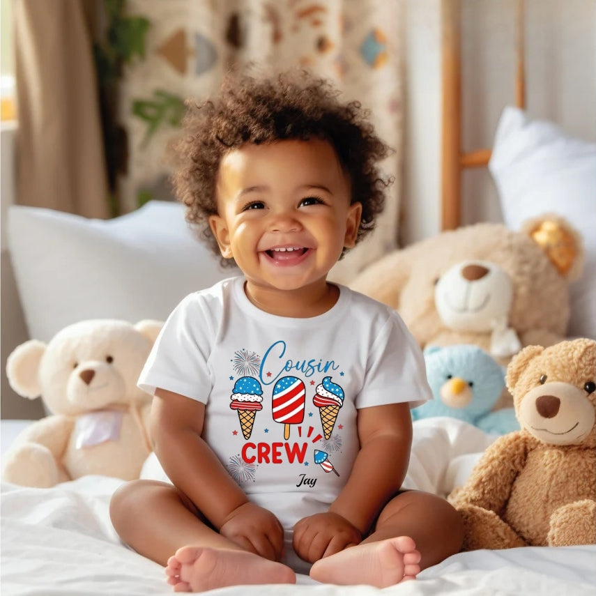 Cousin Crew 4th of July Shirt – Kids Matching Tee