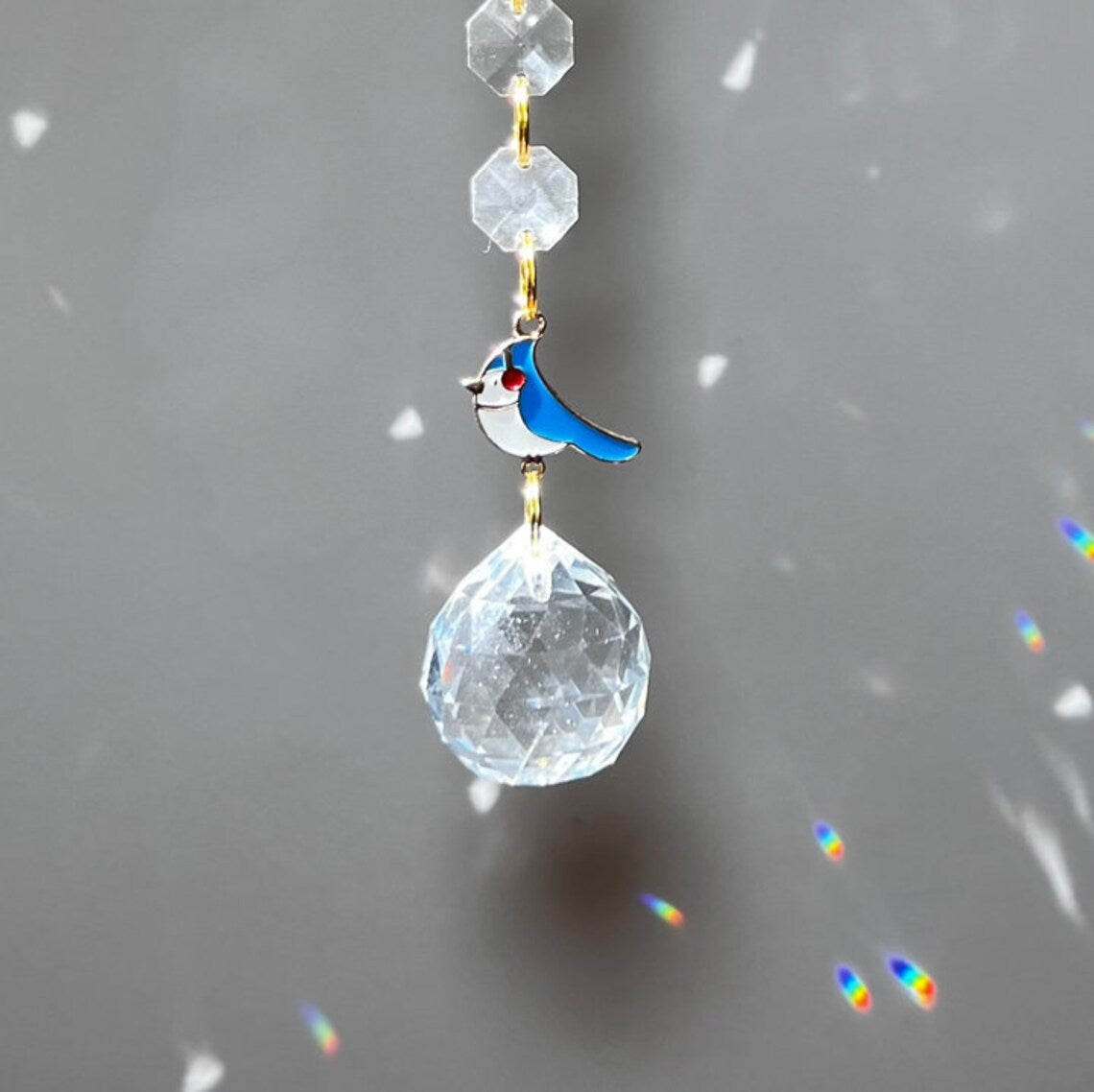 Eternal Rainbow SunCatcher – Cardinal, Blue Jay or Dove Gift Set