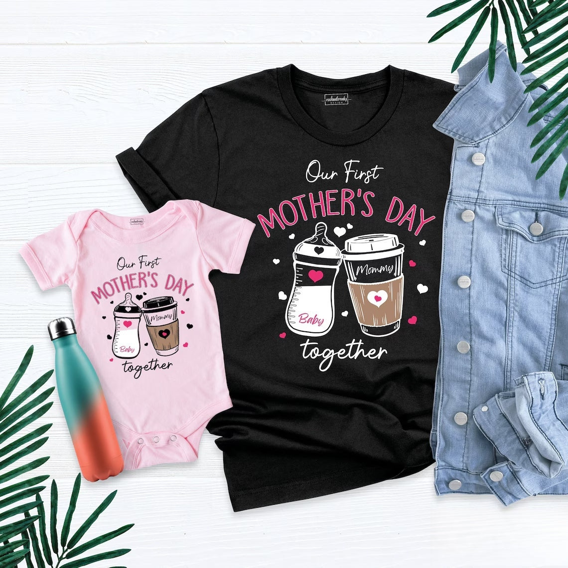 Our First Mother's Day Matching Shirt | Custom Mom & Baby Outfit