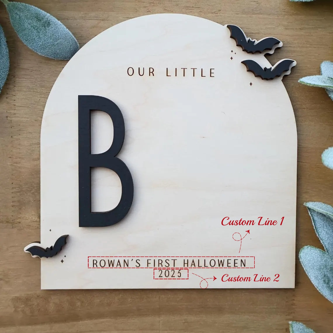 DIY Baby Footprint Art – Personalized My Little Boo Sign