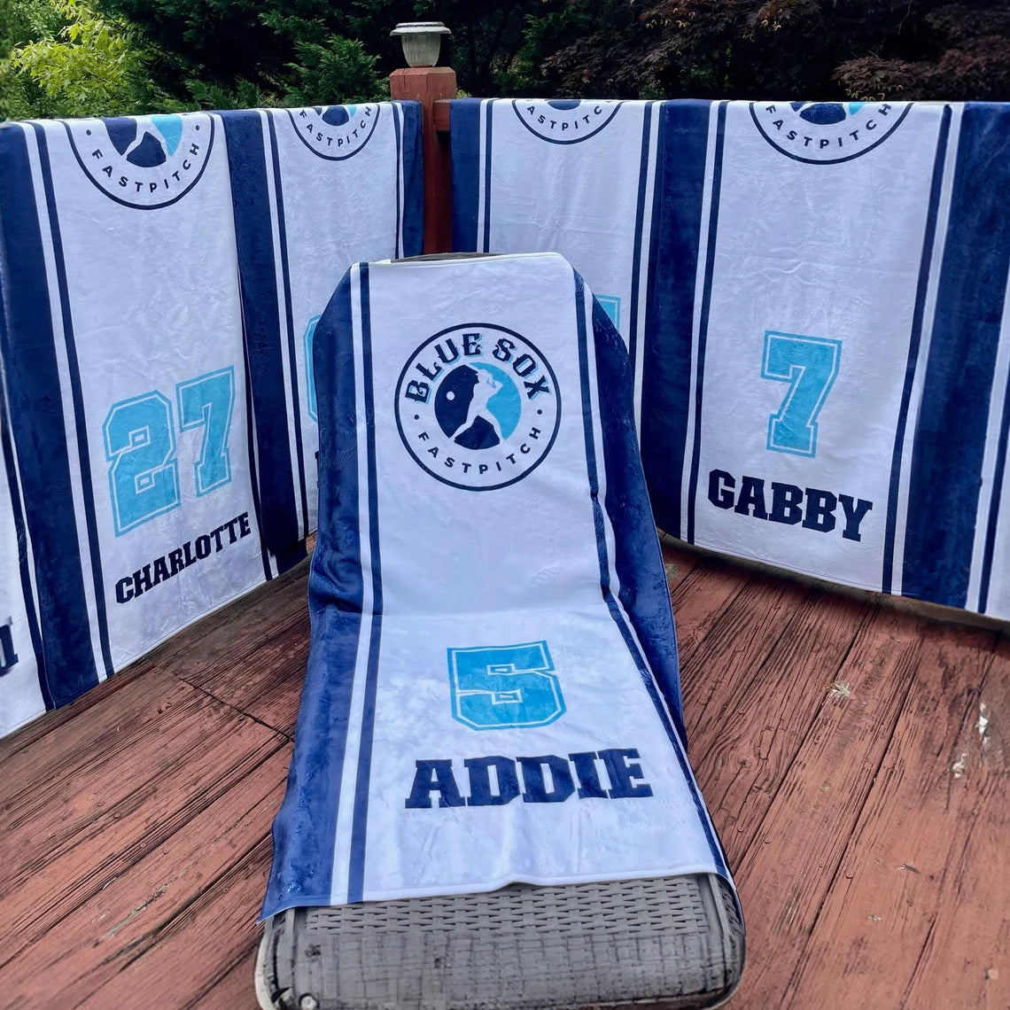 Custom Team Beach Towel – Baseball or Softball Gift