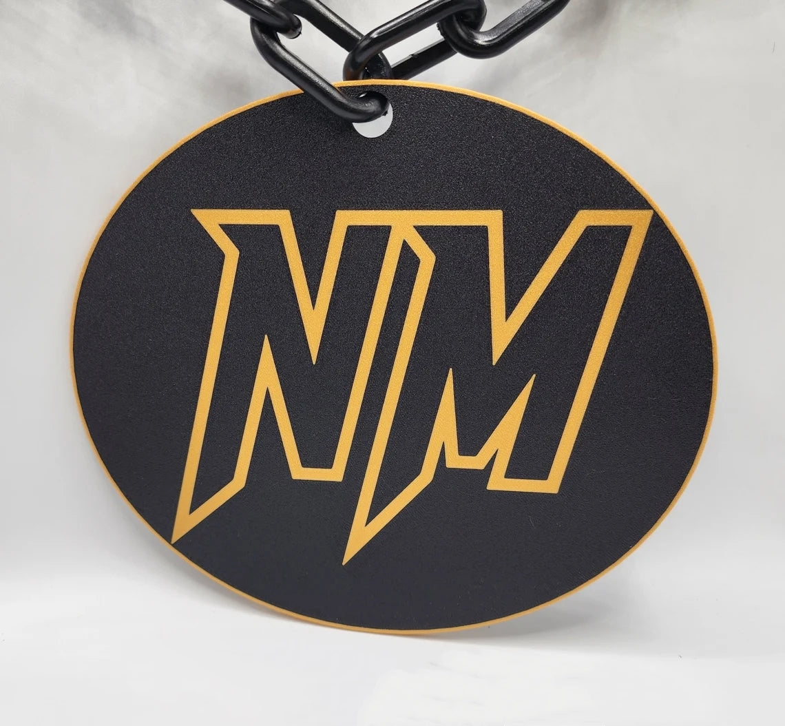 Custom Fan Chain Necklace – Oversized Sports Logo