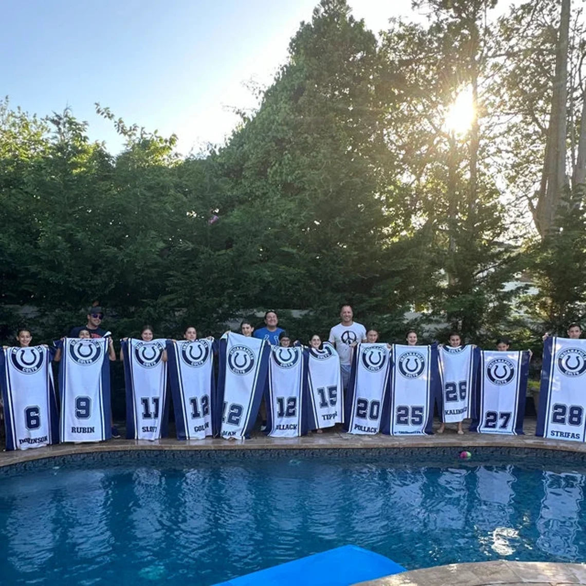 Custom Team Beach Towel – Baseball or Softball Gift