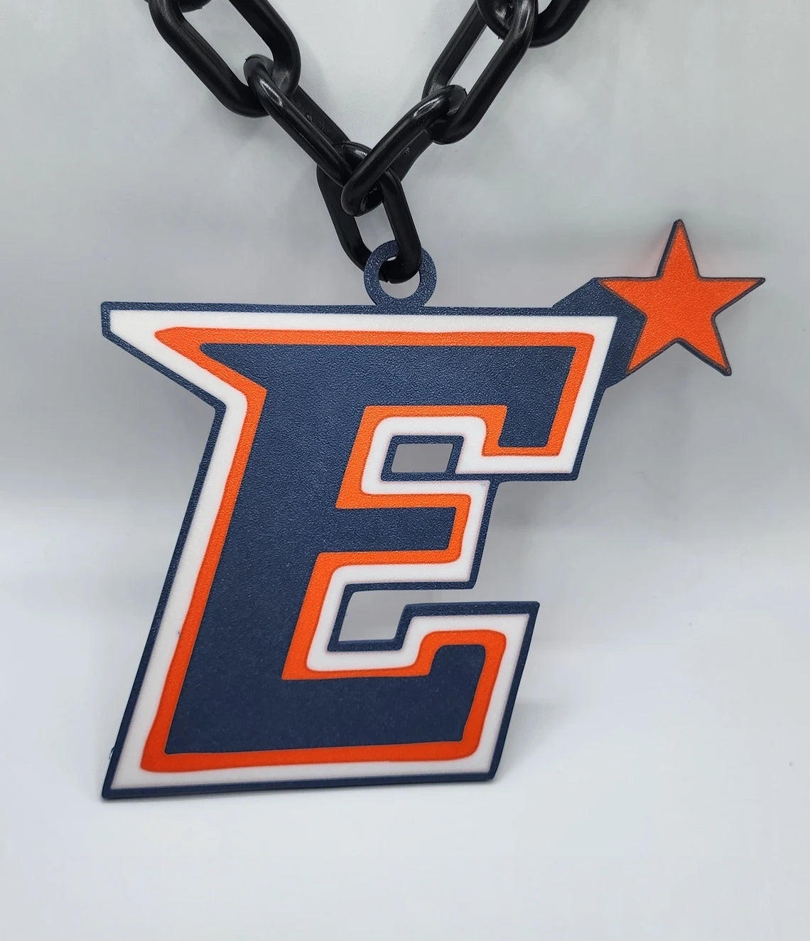 Custom Fan Chain Necklace – Oversized Sports Logo
