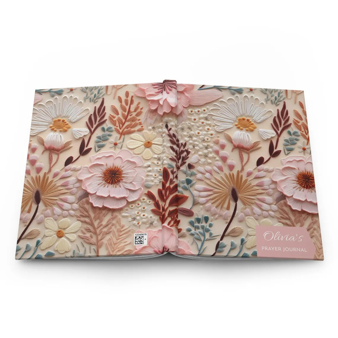 Personalized Prayer Journal for Women, Christian Gift Notebook
