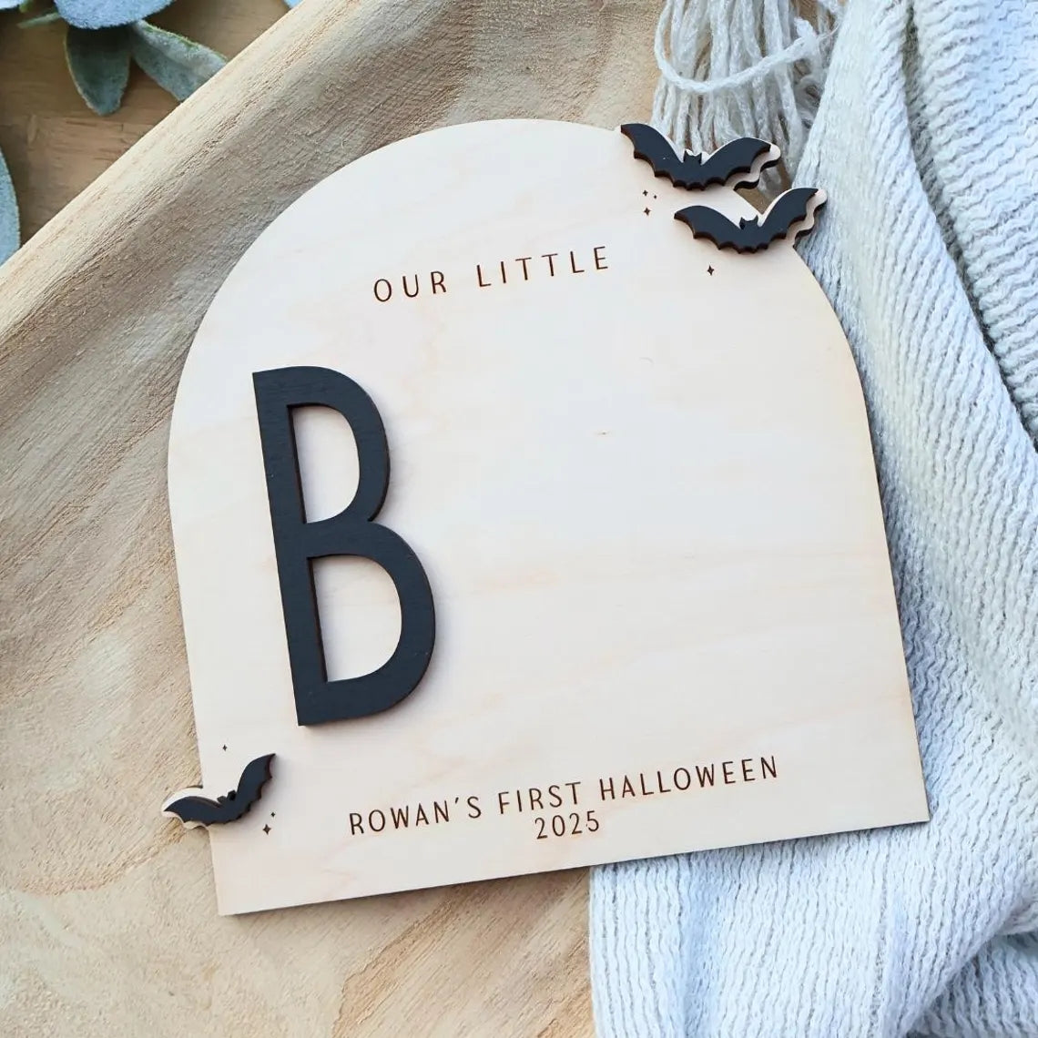 DIY Baby Footprint Art – Personalized My Little Boo Sign