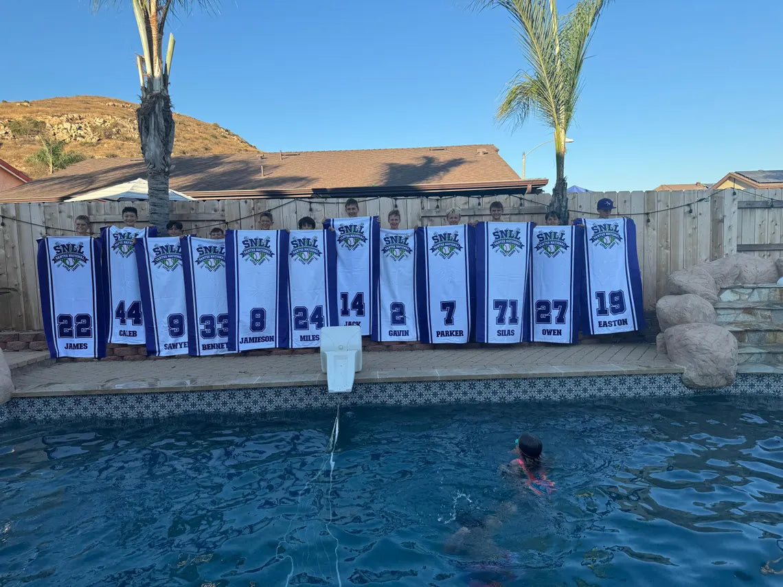 Custom Team Beach Towel – Baseball or Softball Gift