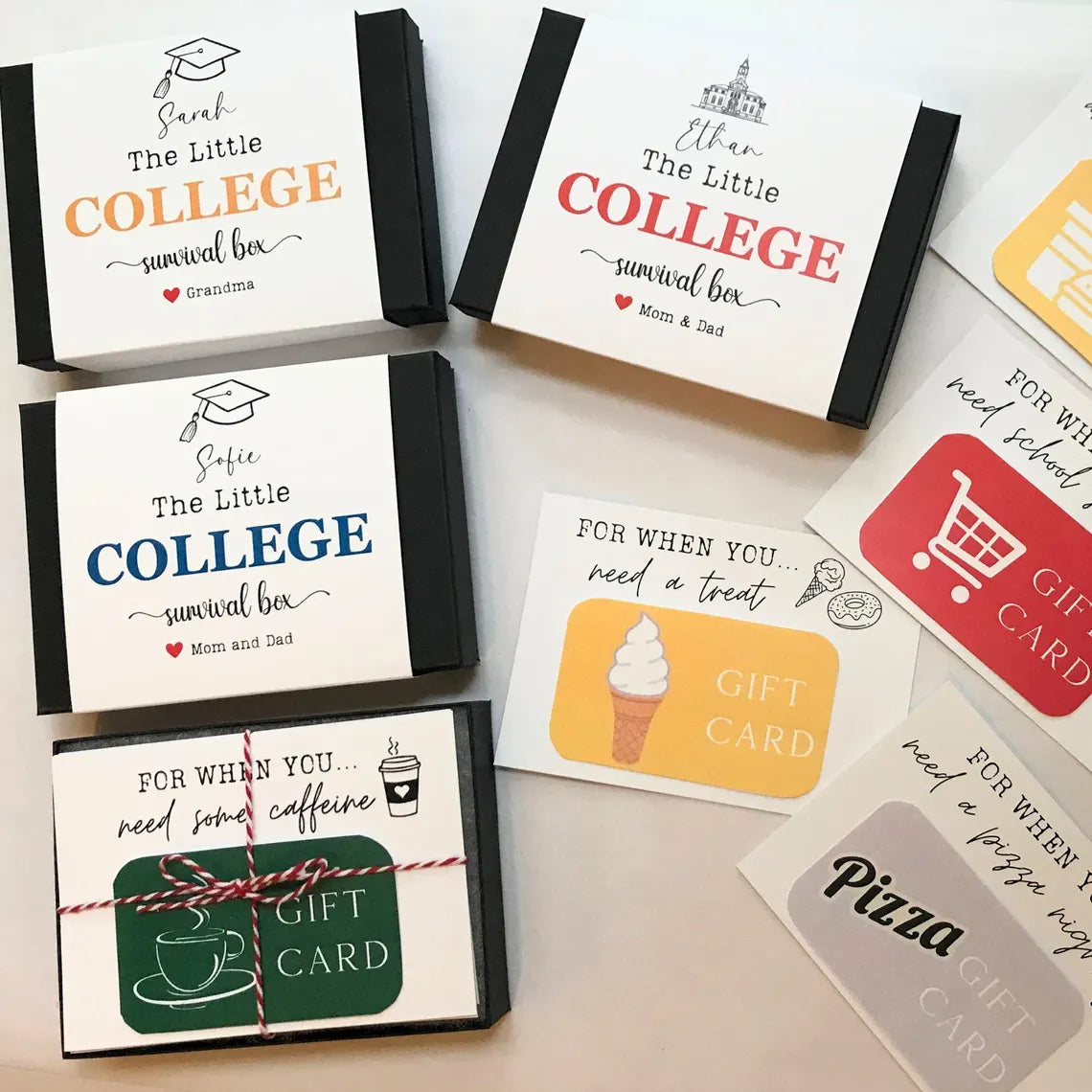 Personalized College Gift - Cash & Gift Card Holder for Students