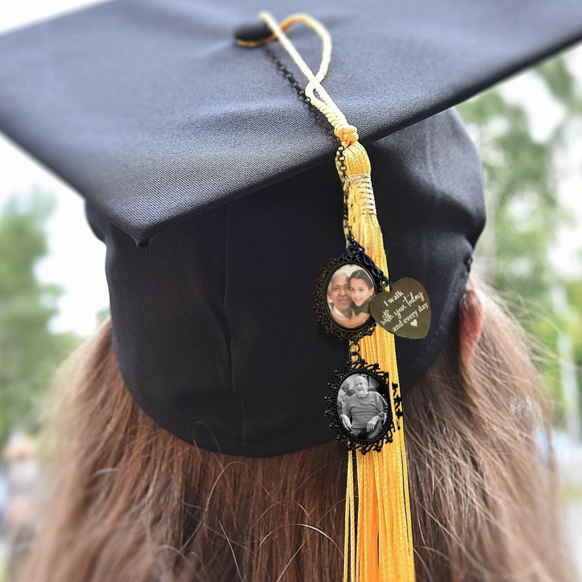 Personalized Graduation Memorial Photo Charm – Custom Keepsake