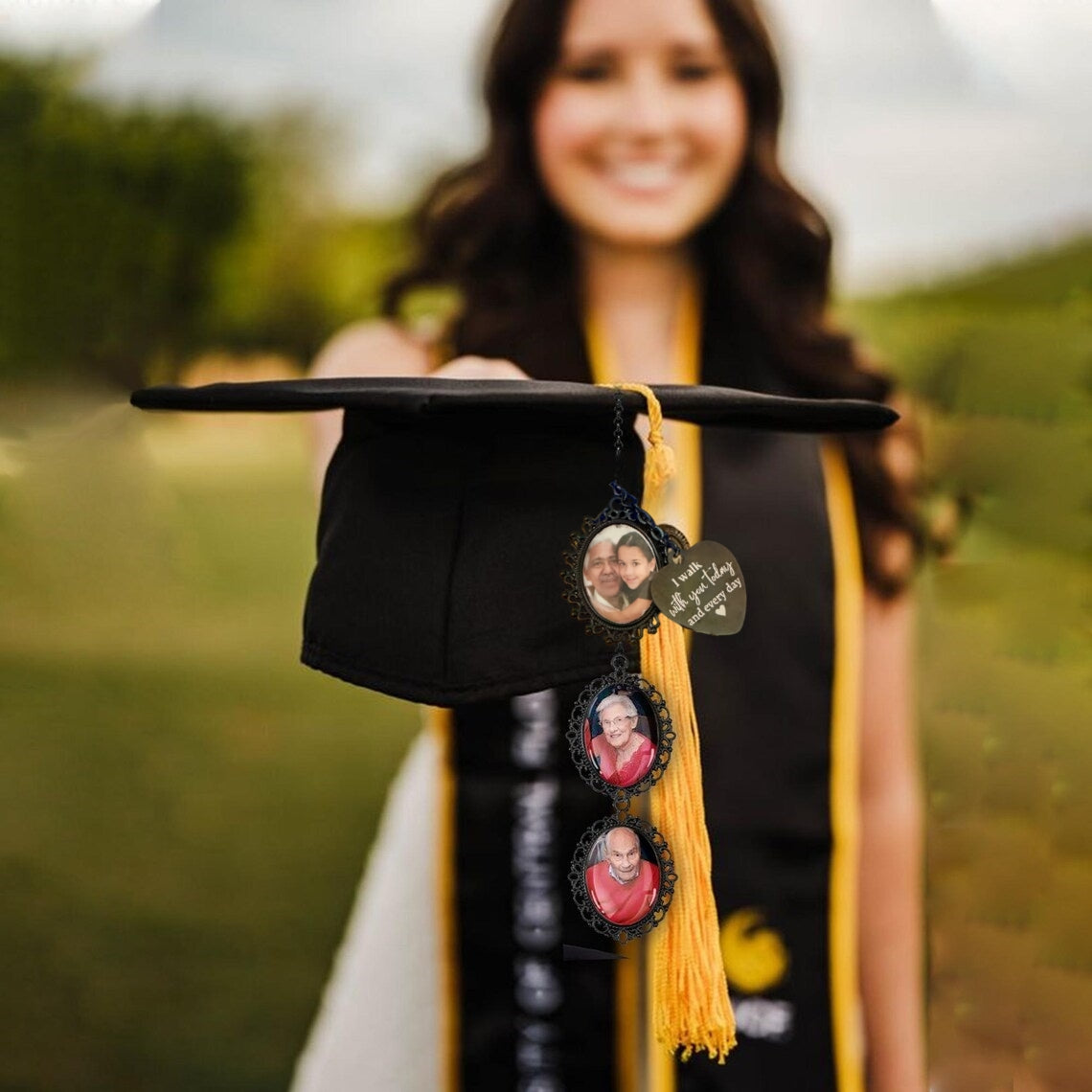 Personalized Graduation Memorial Photo Charm – Custom Keepsake