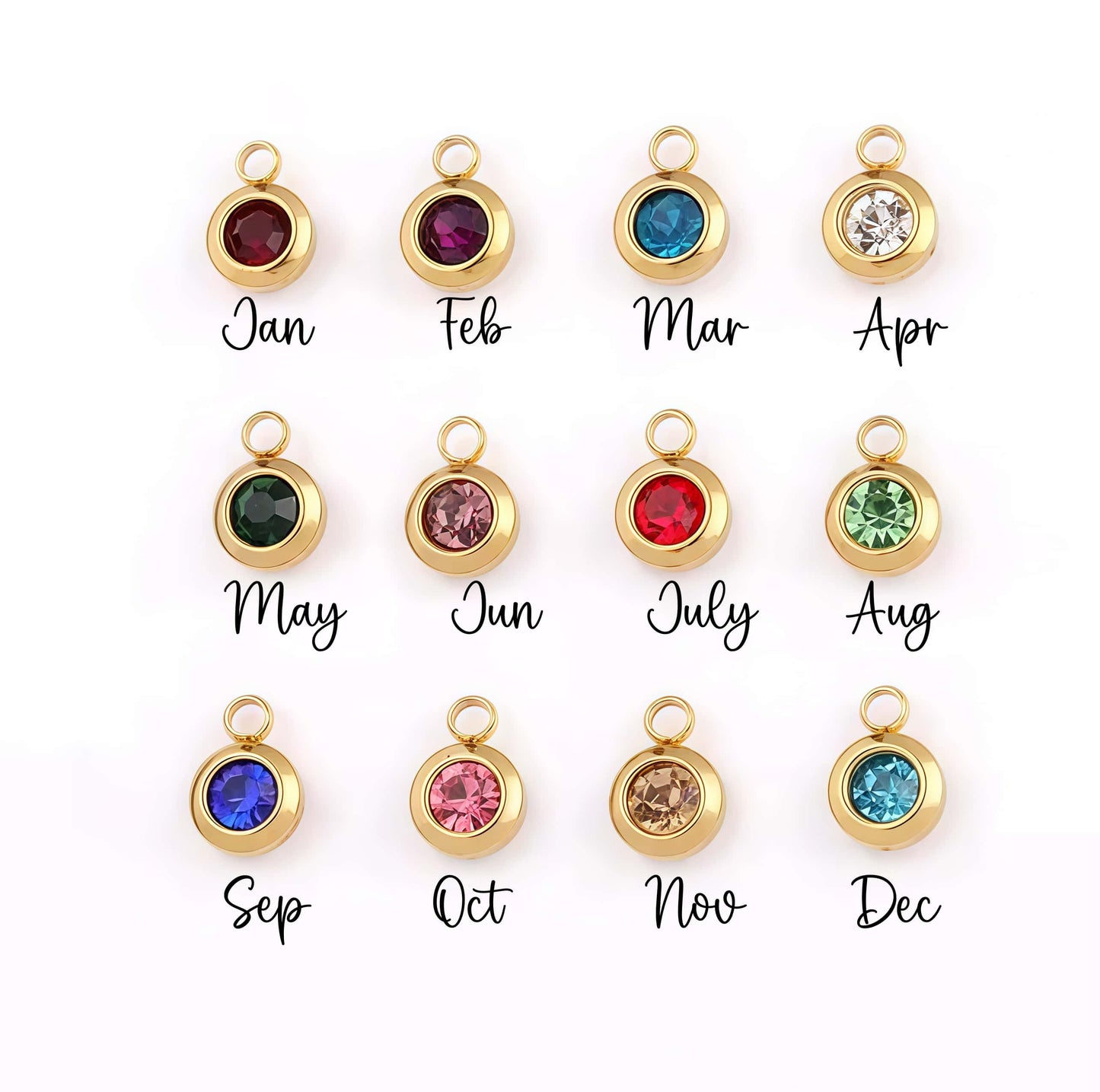 Guardian Angel Steering Wheel Rosary – Birthstone Car Charm