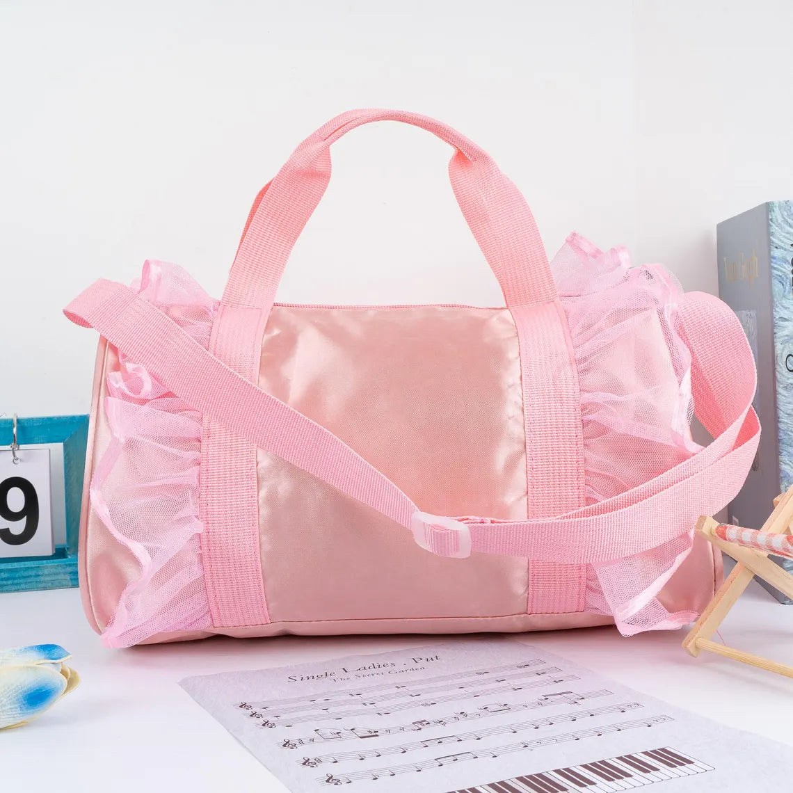 Personalized Ballet Dance Bag for Girls – Custom Duffle Weekender