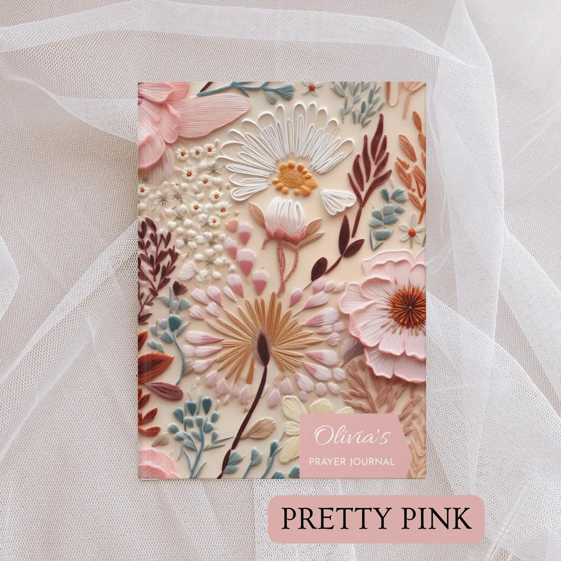 Personalized Prayer Journal for Women, Christian Gift Notebook
