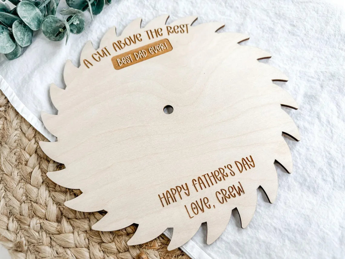Personalized DIY Handprint Sign – Father’s Day Gift for Dad