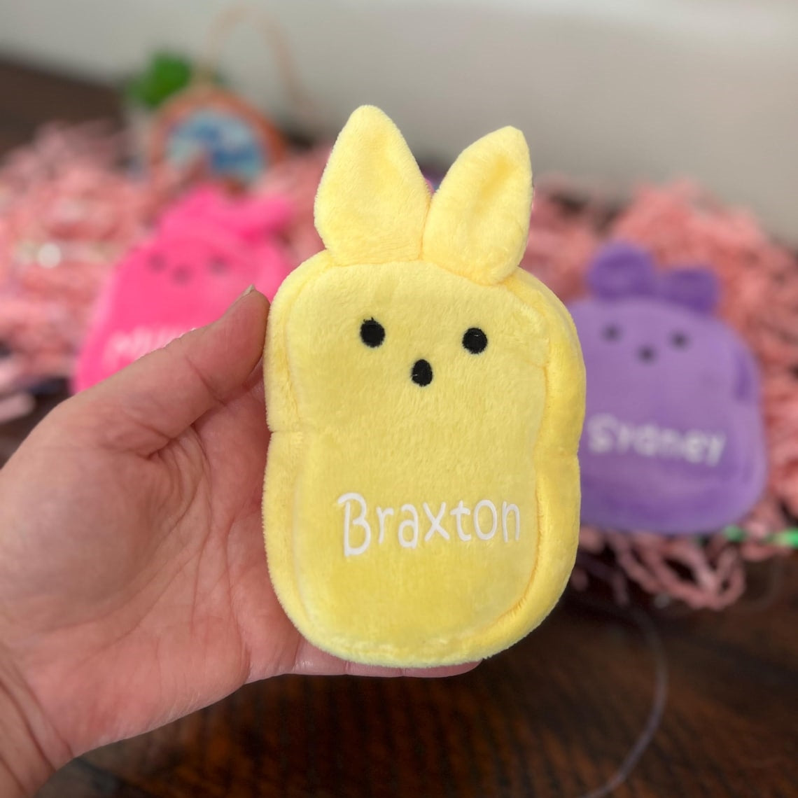 Easter Bunny Plush Coin Purse - Adorable Kids' Gift & Backpack Charm