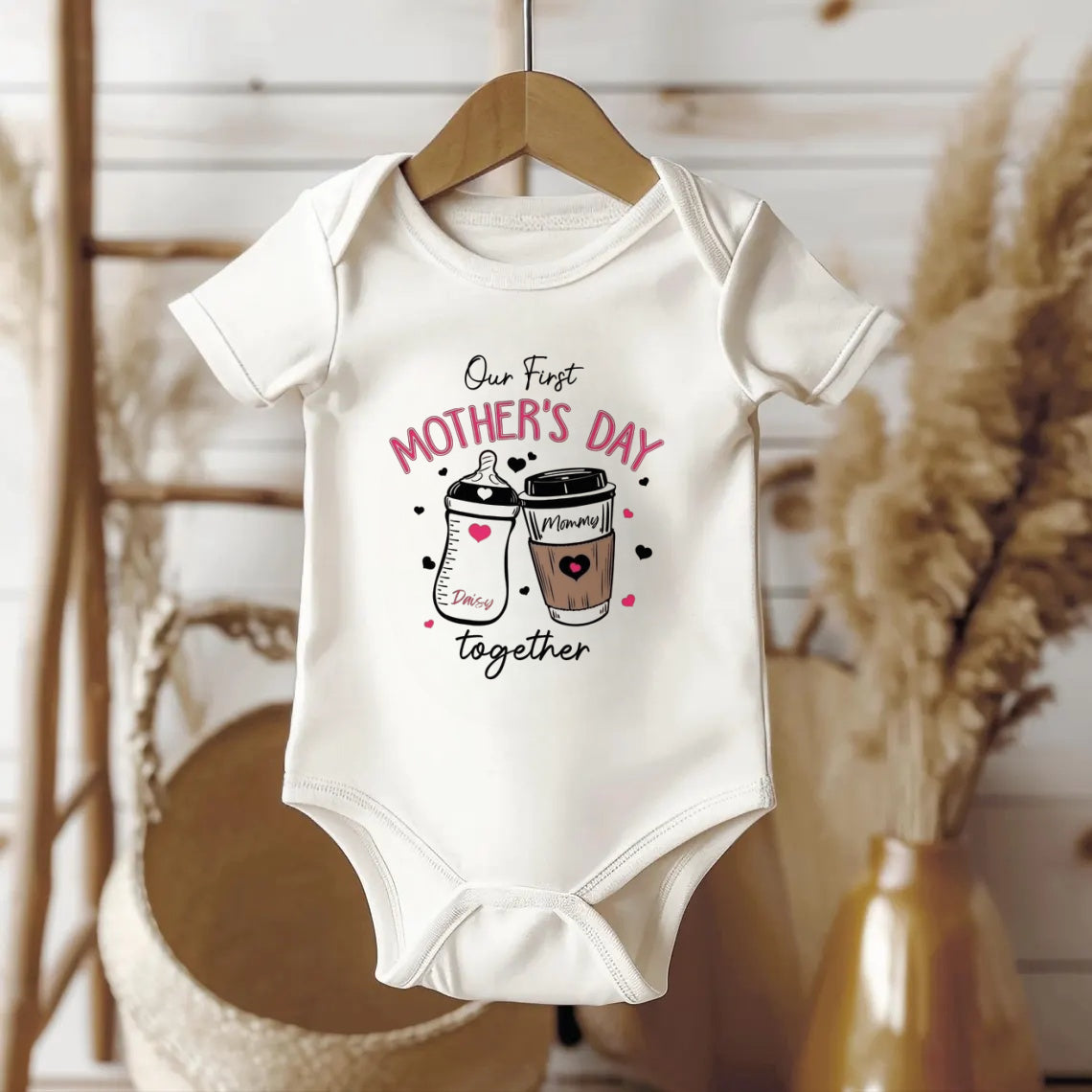 Our First Mother's Day Matching Shirt | Custom Mom & Baby Outfit