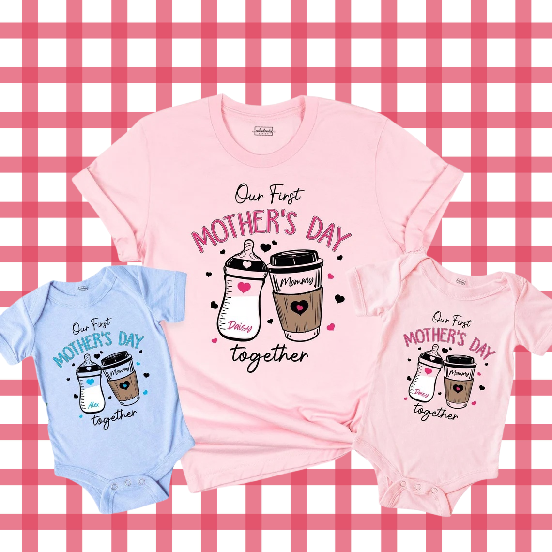 Our First Mother's Day Matching Shirt | Custom Mom & Baby Outfit