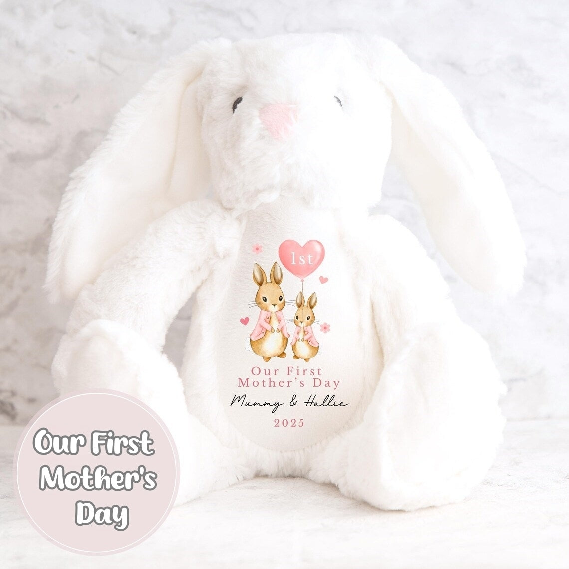 My First Mother's Day Bunny | Personalized Soft Toy Gift