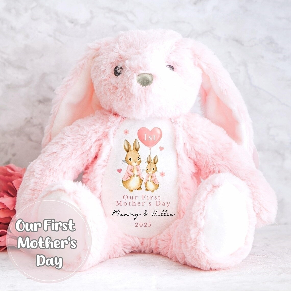 My First Mother's Day Bunny | Personalized Soft Toy Gift