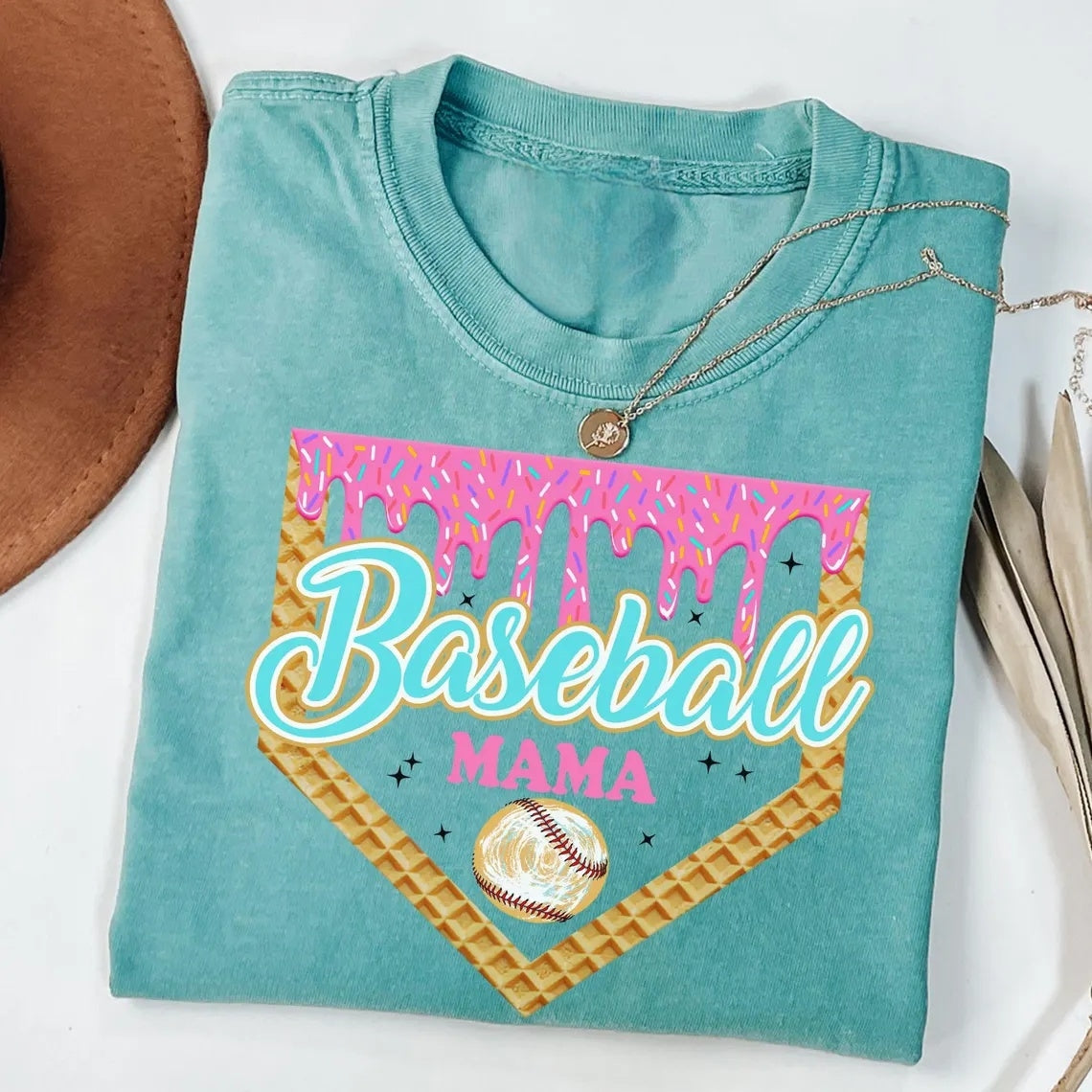 Personalized Baseball Drip Mama Shirt | Custom Team Mom hoodie Sweatshirt