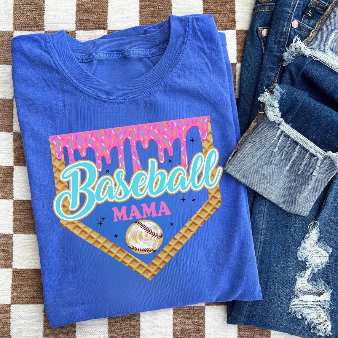 Personalized Baseball Drip Mama Shirt | Custom Team Mom hoodie Sweatshirt