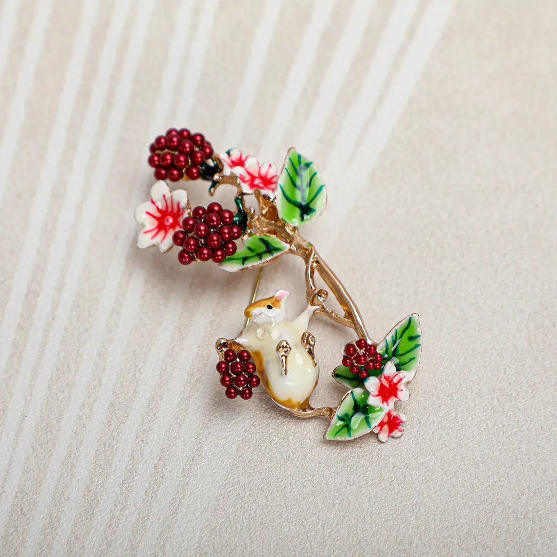 Birth Month Flower Brooch – 12 Unique Designs Gift for Her