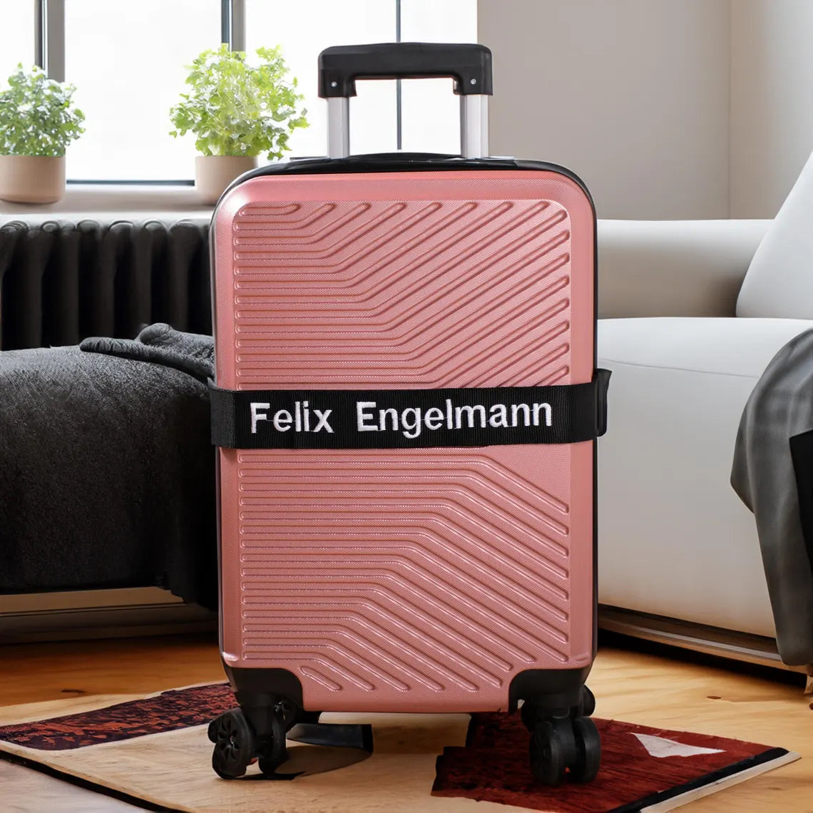 Personalized Luggage Strap – Custom Embroidered Travel Tag 180cm