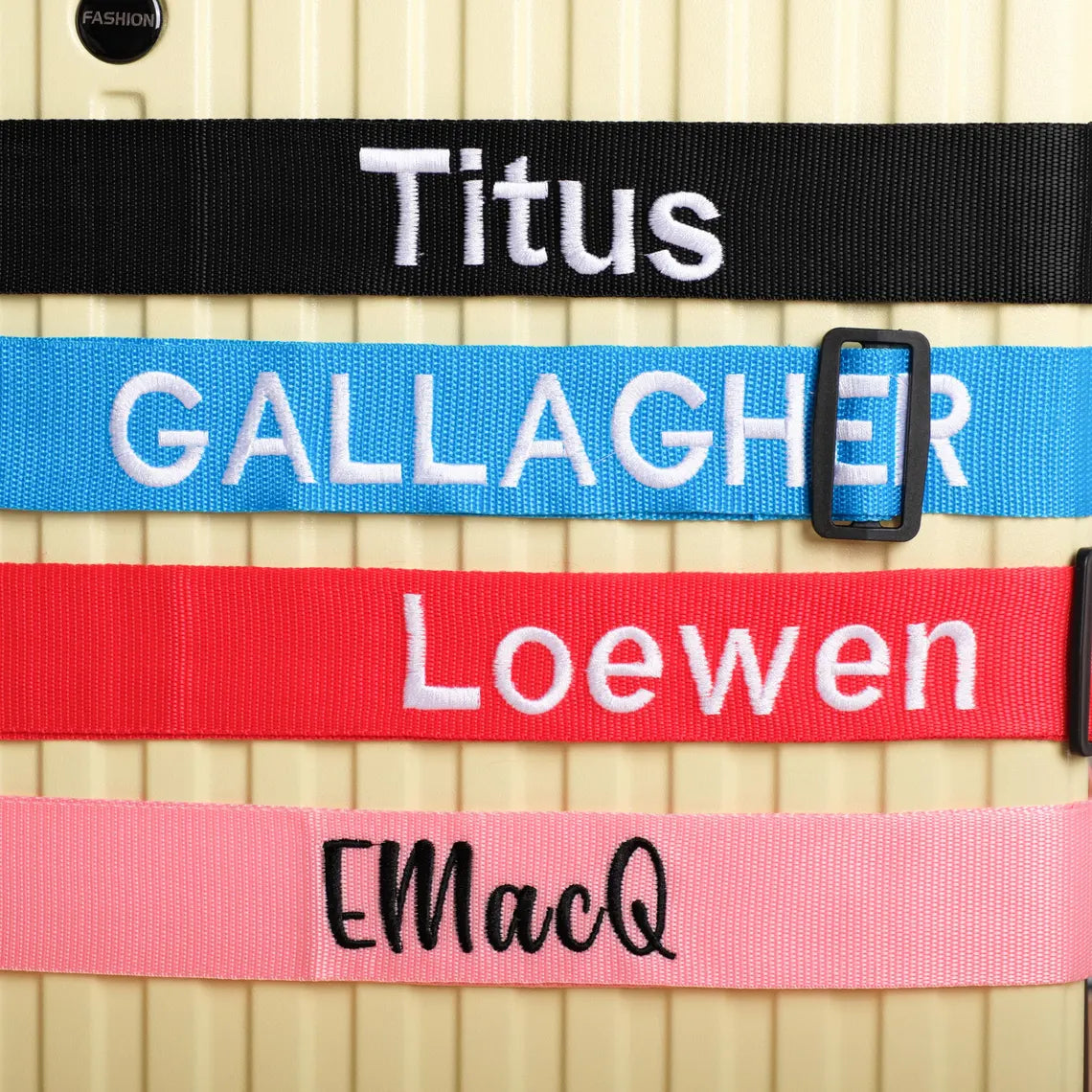Personalized Luggage Strap – Custom Embroidered Travel Tag 180cm