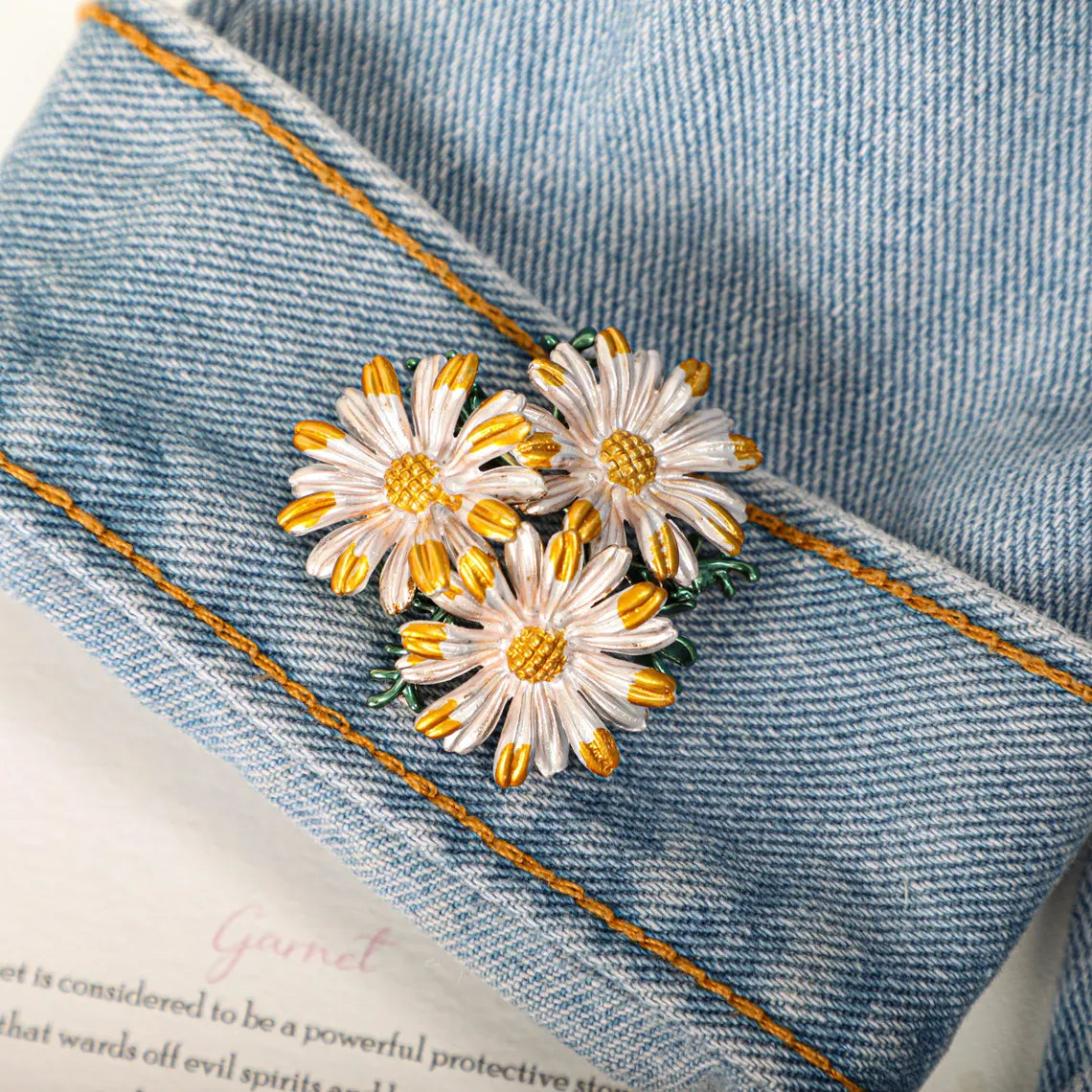 Birth Month Flower Brooch – 12 Unique Designs Gift for Her