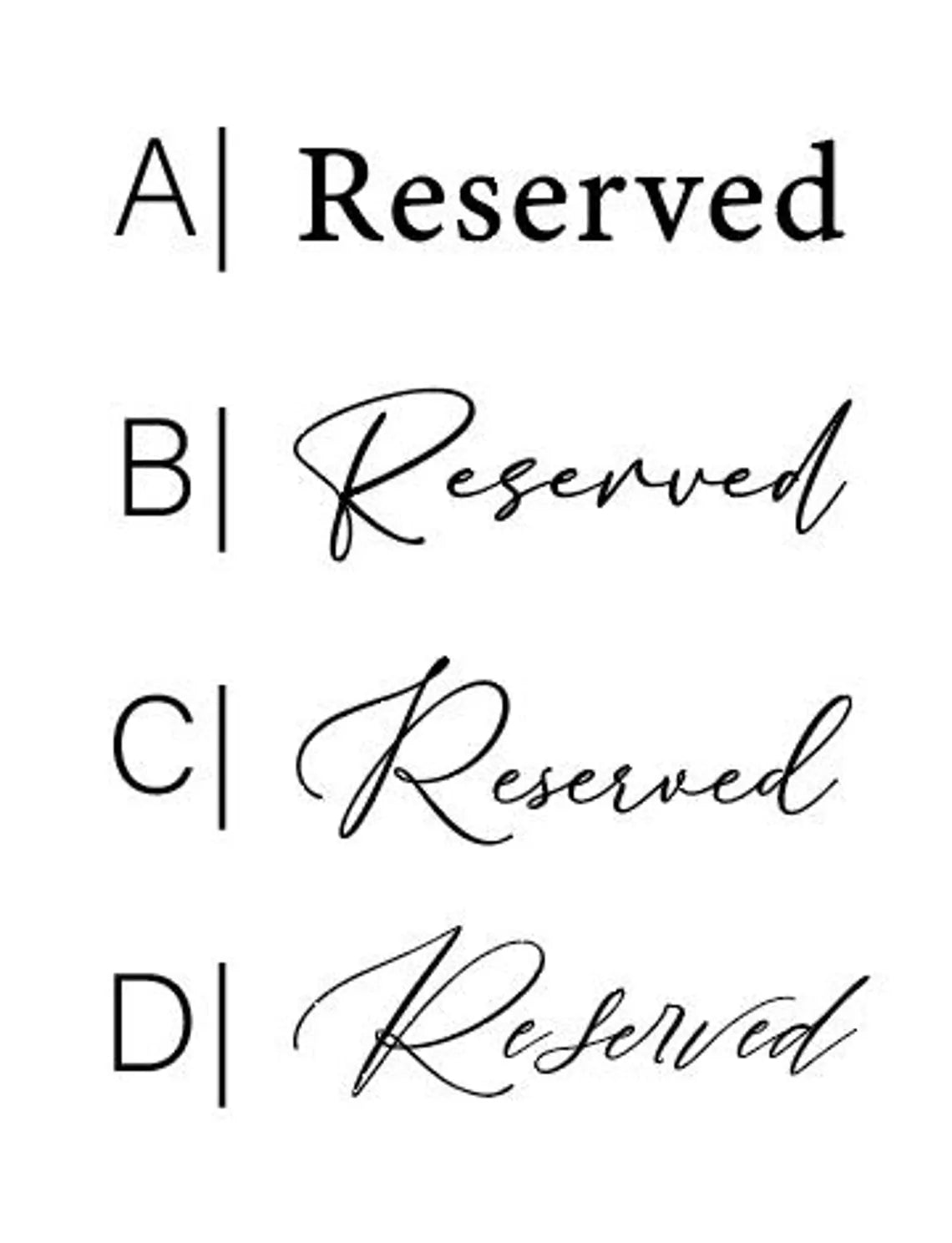 Custom Reserved Aisle Ribbon – Personalized Wedding Ceremony Decor
