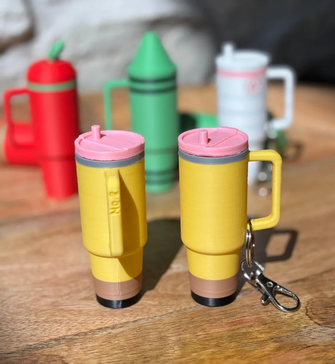 Personalized Teacher Gift Keychain – Chapstick Holder, Mini Cup, Lanyard