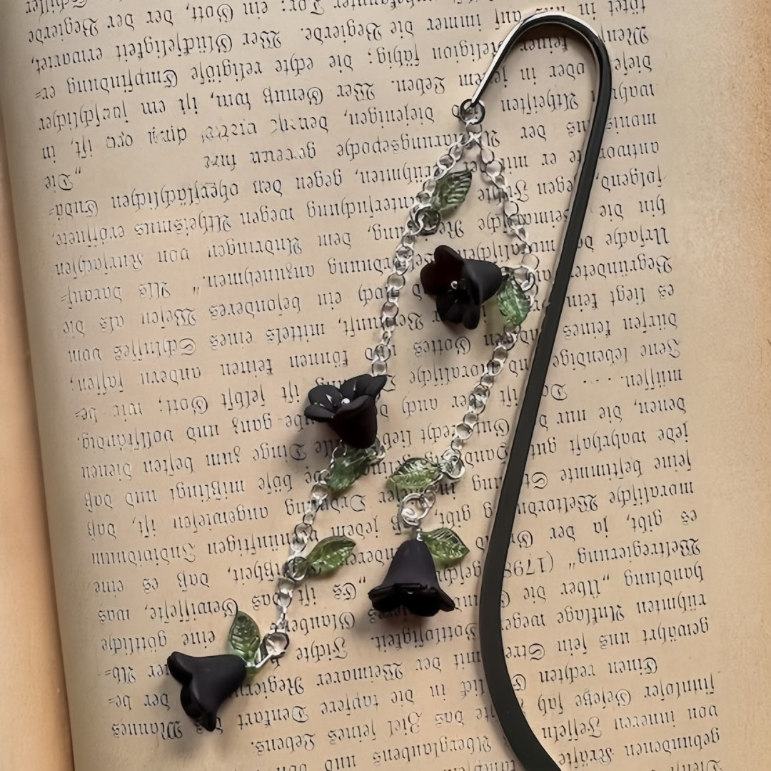 Custom Flower Bookmark – Multiple Colors | Fairycore Metal Charm